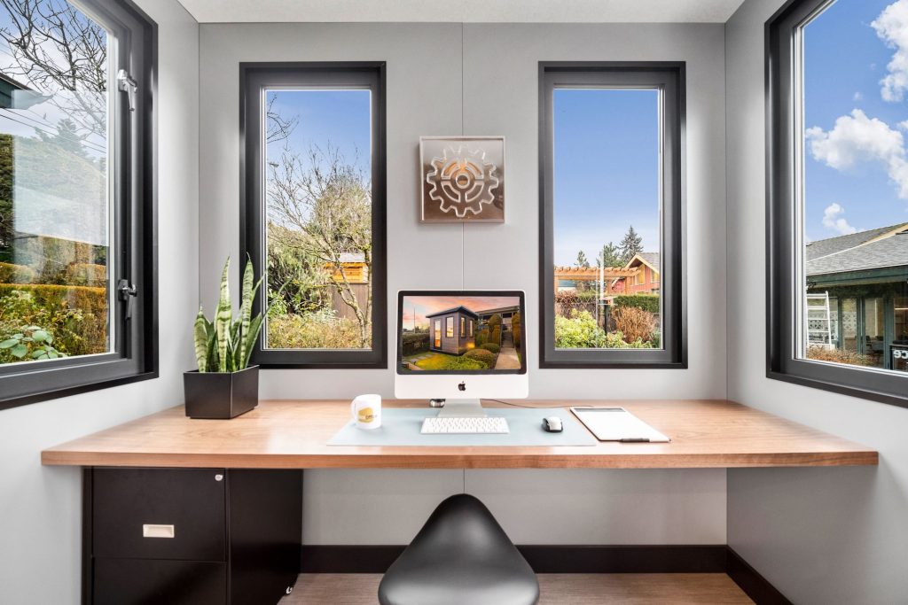 modern work from home backyard office spaces