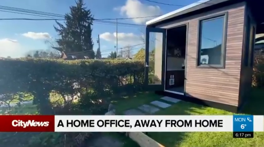 Backyard home offices in BC