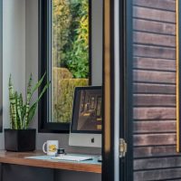 Custom backyard office in Vancouver BC